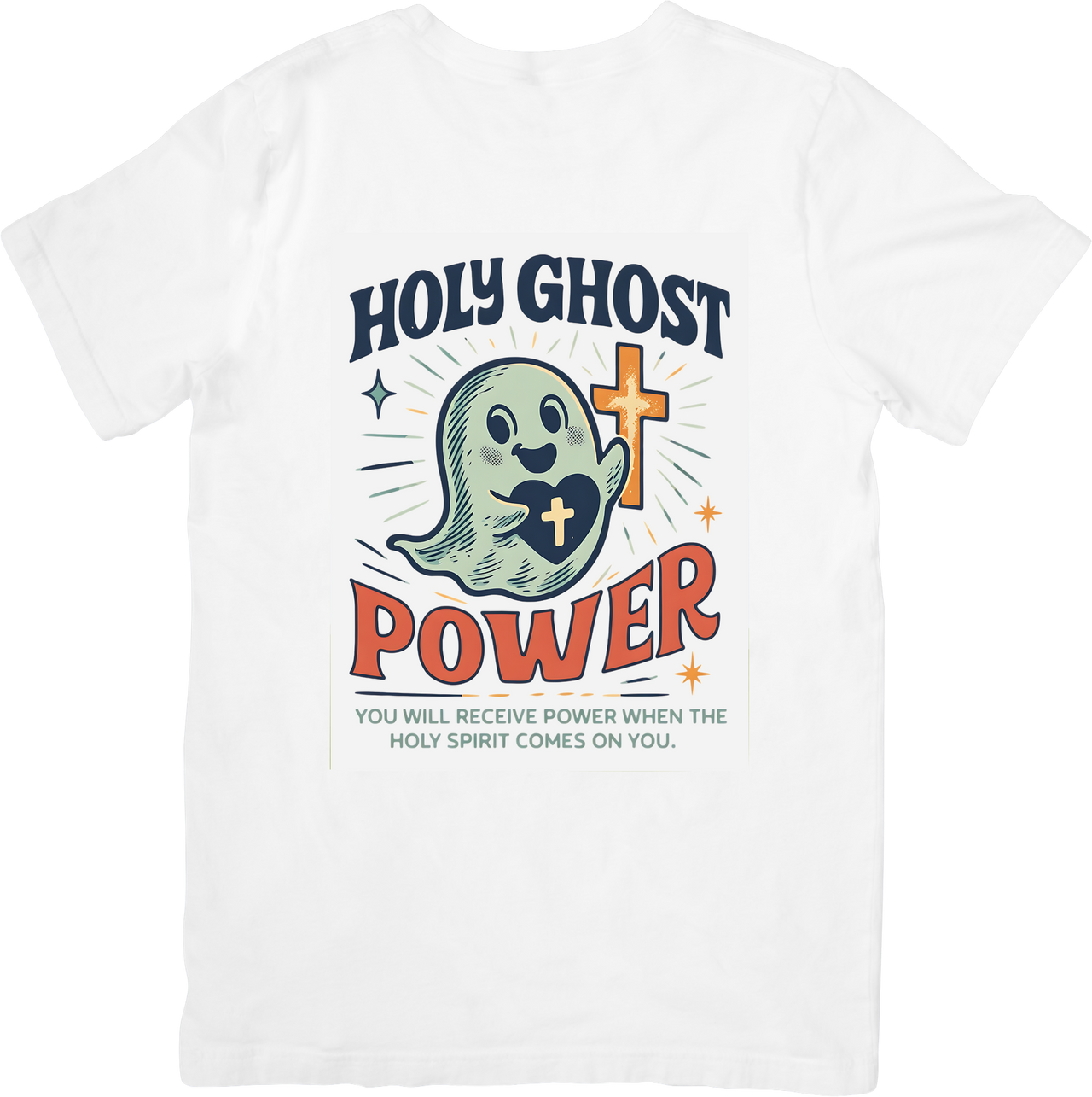 Holy Ghost Power T-Shirt | Christian Faith Graphic Tee | Religious Believer Gift