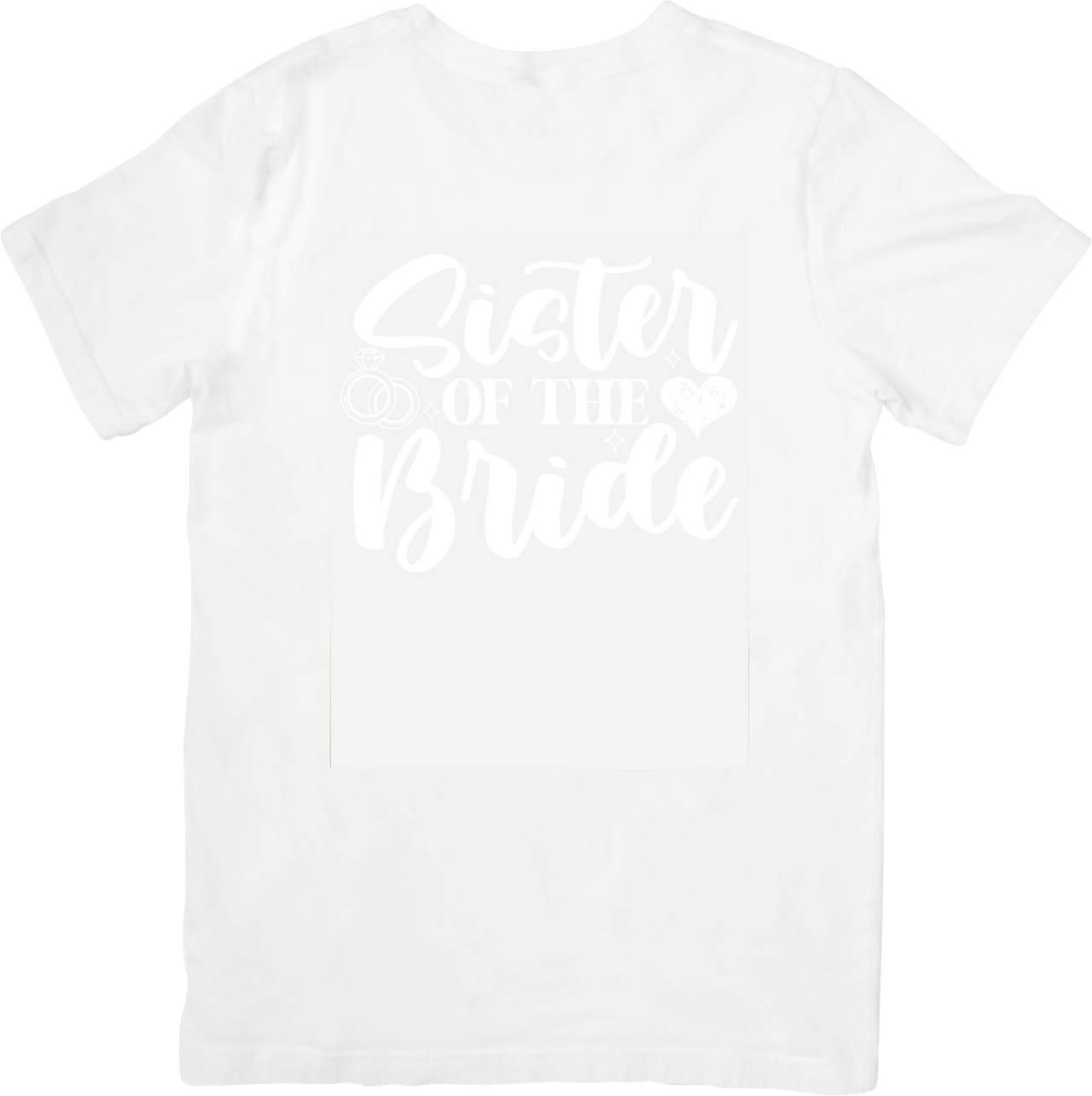 Sister of the Bride T-Shirt | Minimalist Bridal Party Graphic Tee | Wedding Gift