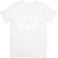 Thumbnail for Sister of the Bride T-Shirt | Minimalist Bridal Party Graphic Tee | Wedding Gift