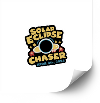 Thumbnail for Solar Eclipse Chaser Sticker | Retro Astronomy Event Vinyl Decal