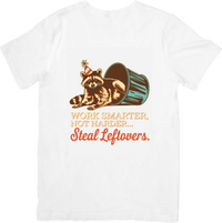 Thumbnail for Raccoon Steal Leftovers T-Shirt | Funny Vintage Animal Humor Graphic Tee
