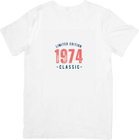 Thumbnail for 1974 Limited Edition Classic T-Shirt | Retro Birthday Year Graphic Tee | 50th Birthday Gift