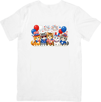 Thumbnail for Patriotic Cats Fourth of July T-Shirt | Cute Patriotic Cat Lover Graphic Tee | Independence Day Gift