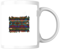 Thumbnail for Aztec Pattern Mug | Colorful Tribal Southwest Coffee Mug | Boho Ethnic Gift