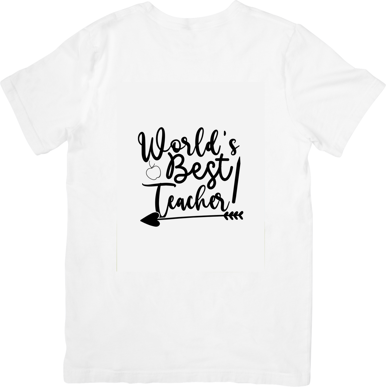 World's Best Teacher T-Shirt | Minimalist Appreciation Graphic Tee | Teacher Gift