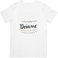 Thumbnail for Demand T-Shirt | Minimalist Christmas Lights Holiday Graphic Tee